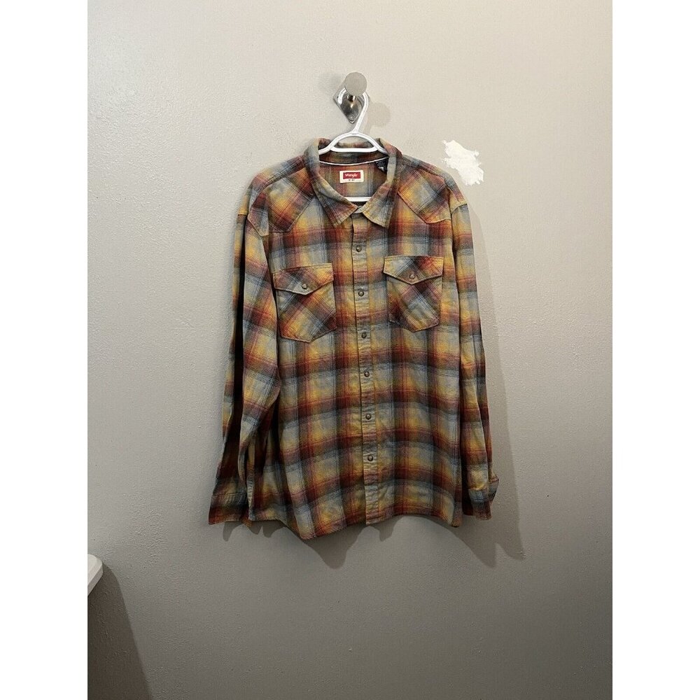 Plaid Button-Up Shirt